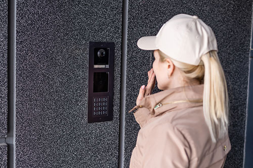 Phone Entry at apartment building